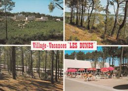 Cp , 33 , BOMBANNES-CARCANS , Le Village De Vacances "Les Dunes" , Multi-Vues - Carcans