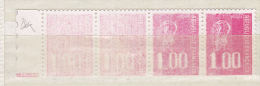 FRANCE N° 1892 1F ROUGE TYPE BEQUET IMPRESSION A SEC NEUF SANS CHARNIERE TRES BEAU - Nuevos