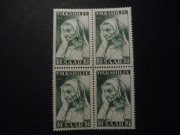 Saar 1955 Michel  365 Blok A 4 - Blocks & Sheetlets