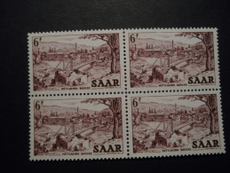 Saar 1952 Michel  324  Blok A 4 - Blocs-feuillets