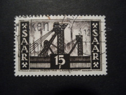 Saar 1952 Michel  328 - Usati