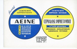 Comprimés Et Suppositoire  AEINE   - Laboratoire  LABOROL         Ft  =  21 Cm X 13.5 Cm - Produits Pharmaceutiques