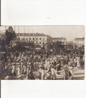 Carte Postale Photo NICE (Alpes Maritimes) FÊTE-Carnaval ? - Place Masséna - - Carnevale