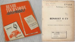 Revue Technique Auto : RENAULT 4CV De 1948 à 1961 - Auto