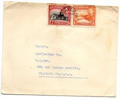 Cyprus Old Cover Mailed To USA - Cyprus (...-1960)