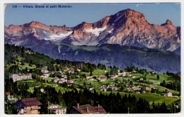 Postcard - Villars, Grand Et Petit Muveran    (11777) - Villars-les-Moines