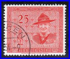 LIECHTENSTEIN 1953 LORD BADEN-POWELL / SCOUTS SC# 272  VF USED Key VALUE CV$18.00 - Used Stamps