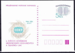 Tchécoslovaquie 1986, Entier (CDV 204) - Postales