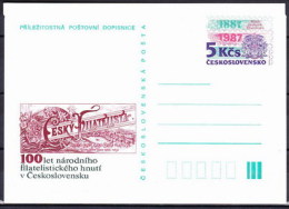 Tchécoslovaquie 1987, Entier (CDV 207) - Postcards