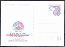 Tchécoslovaquie 1987, Entier (CDV 208) - Postcards