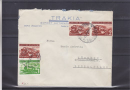 Trains - Bulgarie - Lettre De 1939 ° - Lettres & Documents