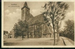 Staßfurt Alte Johanniskirche Mit Gasthaus 7.4.1936 Nach Buchholz - Stassfurt