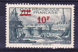 Yvert N° 492 - Année 1941 - Etat Neuf * - Unused Stamps