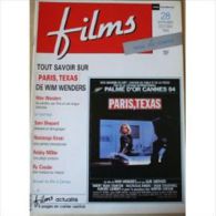 Films N°28 : Tout Savoir Sur Paris Texas De Wim Wenders (1984 ) + Carte 21x14 Cm - Magazines
