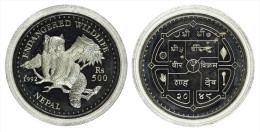 AG00007 Bhutan 1992, 300 Ngultrum, 1 Animal "endangered Wildlife", Silver 9250. Ag 31 G - Bhoutan