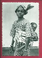 CPSM Grand Format   Afrique Occidentale   Femme Bambara Et Son Bébé - Mali