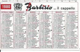 CAL247 - CALENDARIETTO 1980 - BARBISIO - Small : 1971-80