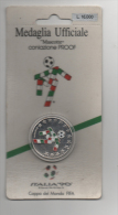 Mon017 Medaglia Ufficiale Mascotte Ciao, Campionati Mondo Calcio ITALIA ´90, Coniazione PROOF, World Football Medal - Autres & Non Classés