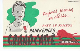 Pain D'Epices   GRAND   CASSE    -  Brochet  Frères   , Besançon      -   Ft  =  21 Cm X 13.5 Cm - Gingerbread