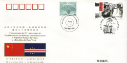 PFTN.WJ-63 CHINA-CAPE VERDE DIPLOMATIC COMM.COVER - Storia Postale