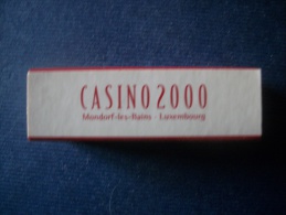 Boite D'allumettes CASINO 2000 Luxembourg - Casino