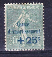 FRANCE 1927    YT 247   CAISSE D AMORTISSEMENT   NEUF * MH    TB - 1927-31 Cassa Di Ammortamento