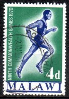 MALAWI 1970 9th Commonwealth Games, Edinburgh - 4d Runner   FU - Malawi (1964-...)