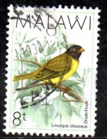 MALAWI 1988 Birds - 8t. - Oriole-finch   FU - Malawi (1964-...)