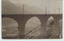 CHEMIN DE FER SUISSES  - Lötschbergenbahn ,viadukt Bei Hohtenn. - Ouvrages D'Art