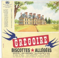Biscotte   GREGOIRE  -  Château De ROBIEN   ( 22 ) - Bizcochos