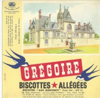 Biscotte   GREGOIRE   -   Château Jacques Coeur  à Bourges  ( 18 ) - Biscottes