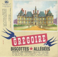Biscotte   GREGOIRE   -  Château De SAINT - LOUP Sur THOUET   ( 79 ) - Zwieback