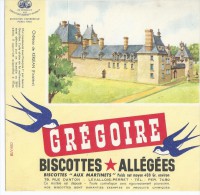 Biscotte   GREGOIRE   -  Château De MONTGEOFFROY   ( 49 ) - Zwieback