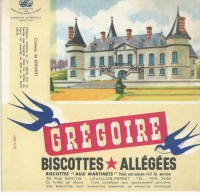 Biscotte   GREGOIRE   -  Château De KERGRIST  ( 22 ) - Biscottes