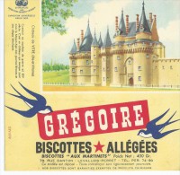 Biscotte   GREGOIRE   -  Château De VITRE  ( 35 ) - Zwieback