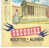 Biscotte   GREGOIRE   - La Maison Carré  - Nîmes  ( 30 ) - Zwieback