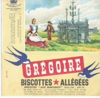 Biscotte   GREGOIRE   - Le Calvaire De Plougastel - Daoulas  ( 29 ) - Zwieback