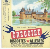 Biscotte   GREGOIRE   - Le Château De  PLESSIS - BOURRE - Zwieback