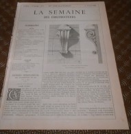 La Semaine Des Constructeurs. N°1.  1er Juillet 1889. Palais De La Cochinchine. Chapelle De Cluny. - Zeitschriften - Vor 1900