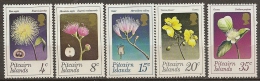 Pitcairn - N° 128/132  Fleurs D´arbustes De L´ile - Islas De Pitcairn