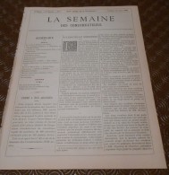 La Semaine Des Constructeurs. N°7.  10 Août 1889. Entrée Du  Village Javanais, Esplanade Des Invalides. La Sorbonne. - Revistas - Antes 1900