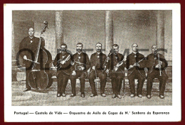 CASTELO DE VIDE - ORQUESTRA DO ASILO DE CEGOS DE N.S. SENHORA DA ESPERANCA - 1940 PC - Portalegre