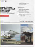 Fre176 Freecard Promocard Pubblicità Evento, Architettura Design, Mobile, Casa, Jean Prouvé, Pinacoteca Agnelli Torino - Manifestazioni