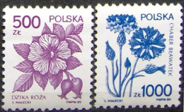 POLAND 1989 MEDICINAL PLANTS FOR HEALING SERIES 3 NHM Flowers Herbs Chemist Pharmacist Science Medicine Drugs Healthcare - Farmacia