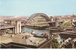 NEWCASTLE THE BRIDGE FROME THE MOOT HALL - Newcastle-upon-Tyne