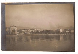 Photo Originale 1902 CANNES Vue De La Mer - Luoghi