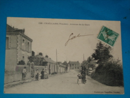 85) Challans - N° 2526 - Avenue De La Gare  - Année  - EDIT - Vassellier - Challans
