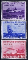 Romenia: 1936, Mi Nr 519 - 521, MNH/**, Ships - Schiffe