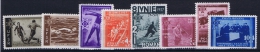 Romenia: 1937, Mi Nr 528 - 535 , MNH/** - Ungebraucht