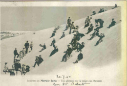 LES ROUSSES (Jura) - Environs De Morez - Une Glissade Sur La Neige Aux Rousses - Altri & Non Classificati